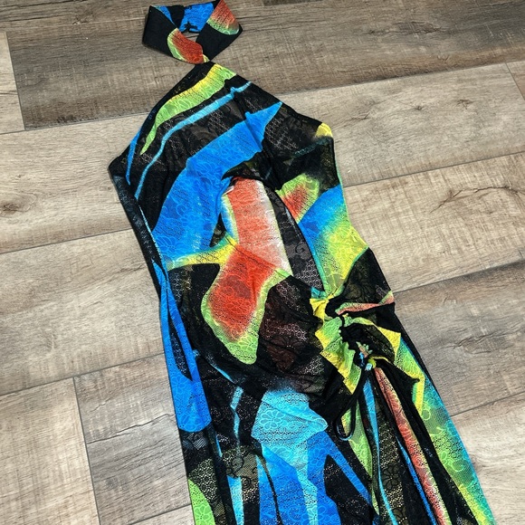 Kim Shui swirl Qi Pao dress - Picture 4 of 7